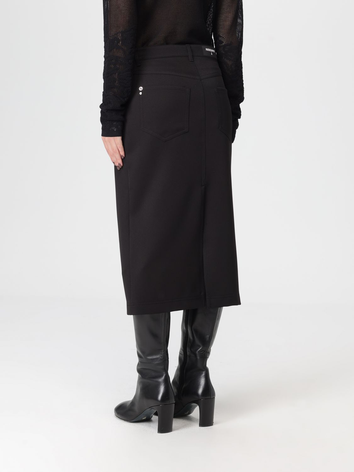 Skirt Woman color Black