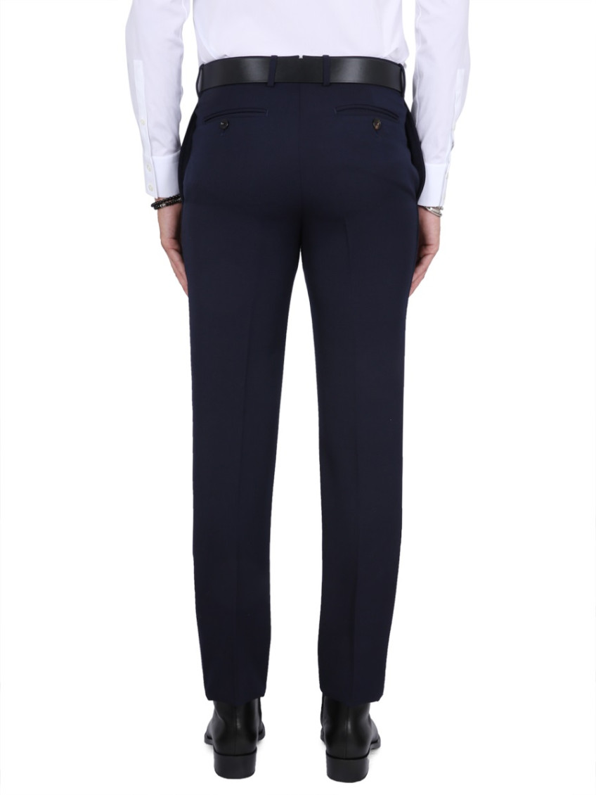Navy Blue Slim Pants