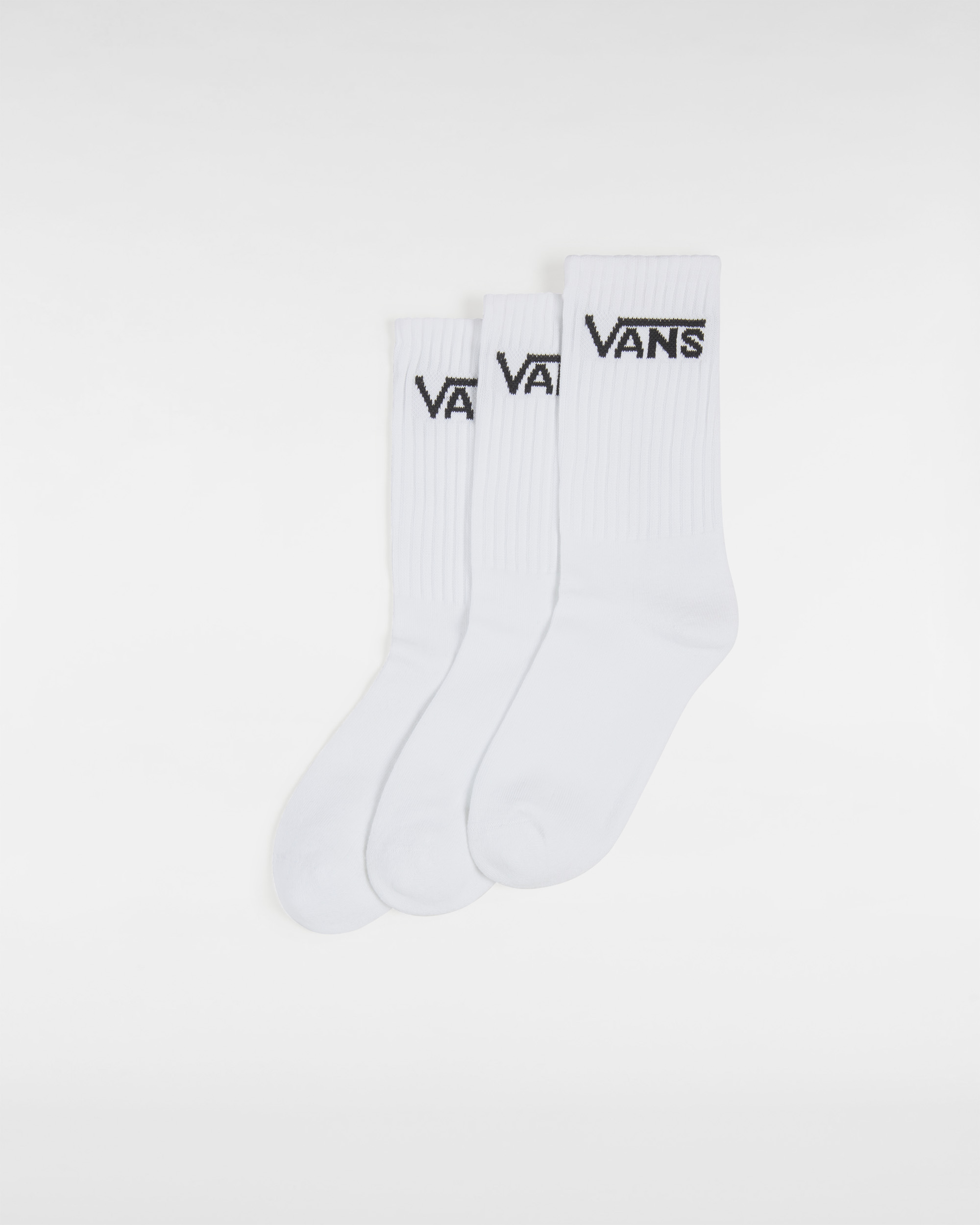 Vans Boys Classic Crew Sock - White - size_13_5_wide_k