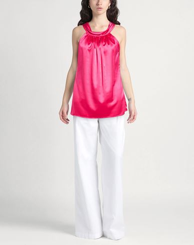 Woman Top Fuchsia Size 10 Polyester