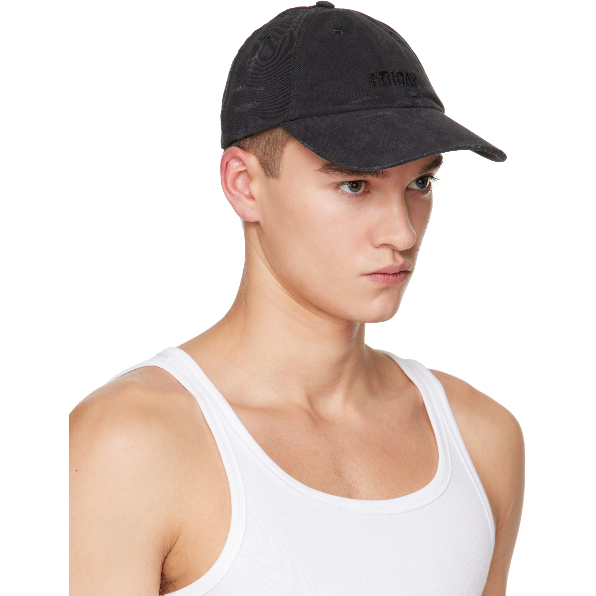 Black 'Friday' Distressed Cap