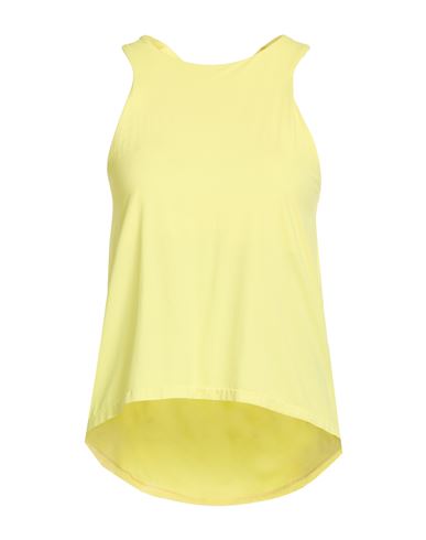 Woman Tank top Yellow Size 8 Polyamide, Elastane
