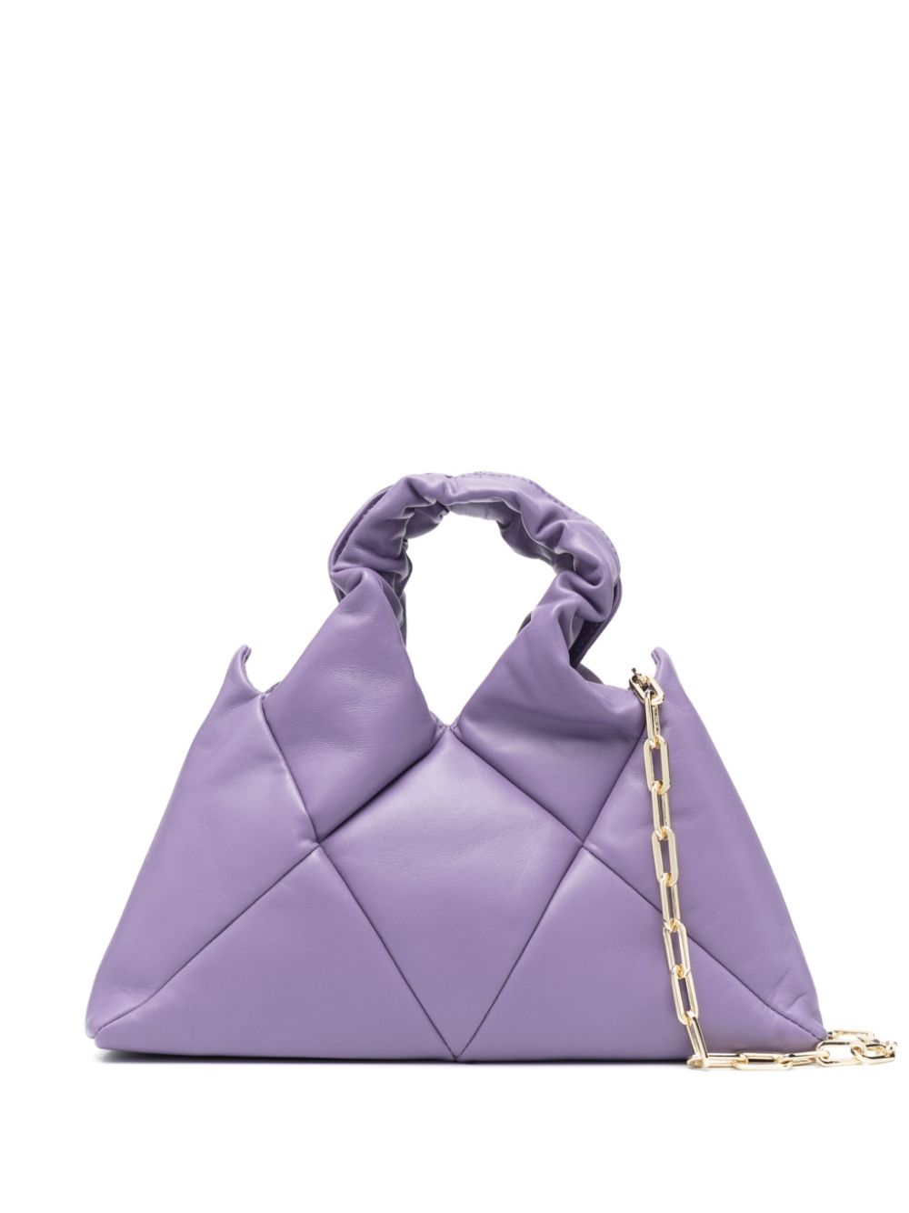 Didi quilted leather tote bag - Purple