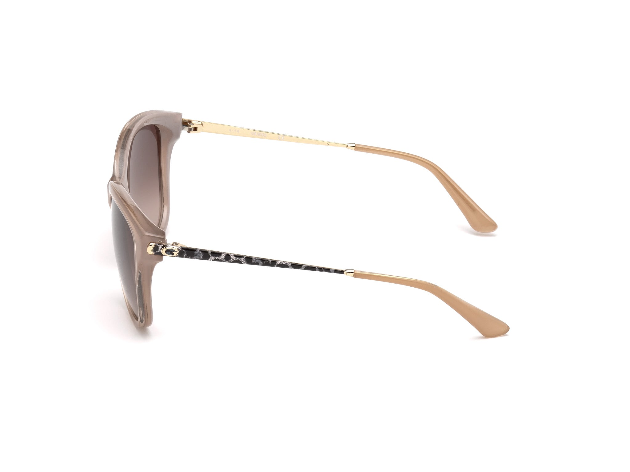 Guess Mujer Guess GU7469 57F Gafas de sol Beige Marrón Geométrico Norma