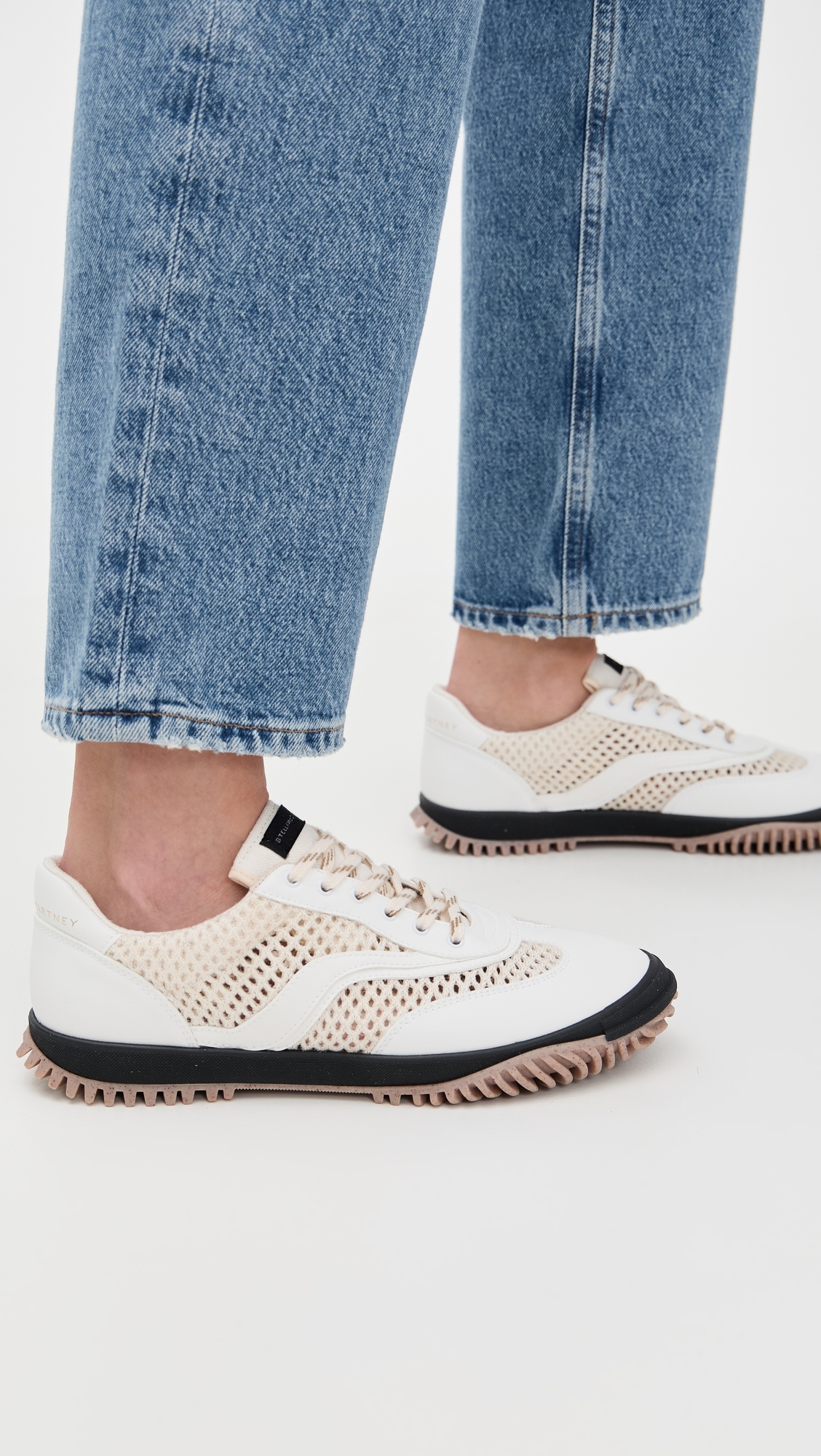 S-Wave Sport Alter Mat And Mesh Sneakers White