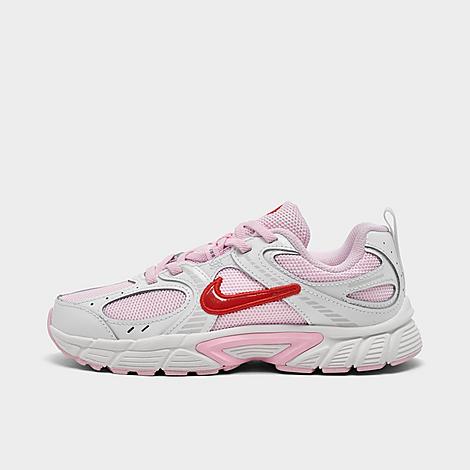 Little Kids V5 RNR Stretch Lace Casual Shoes in Summit White/Pink Foam/Playful Pink