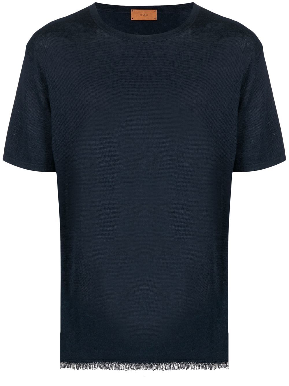 Short sleeve linen T-shirt - Blue