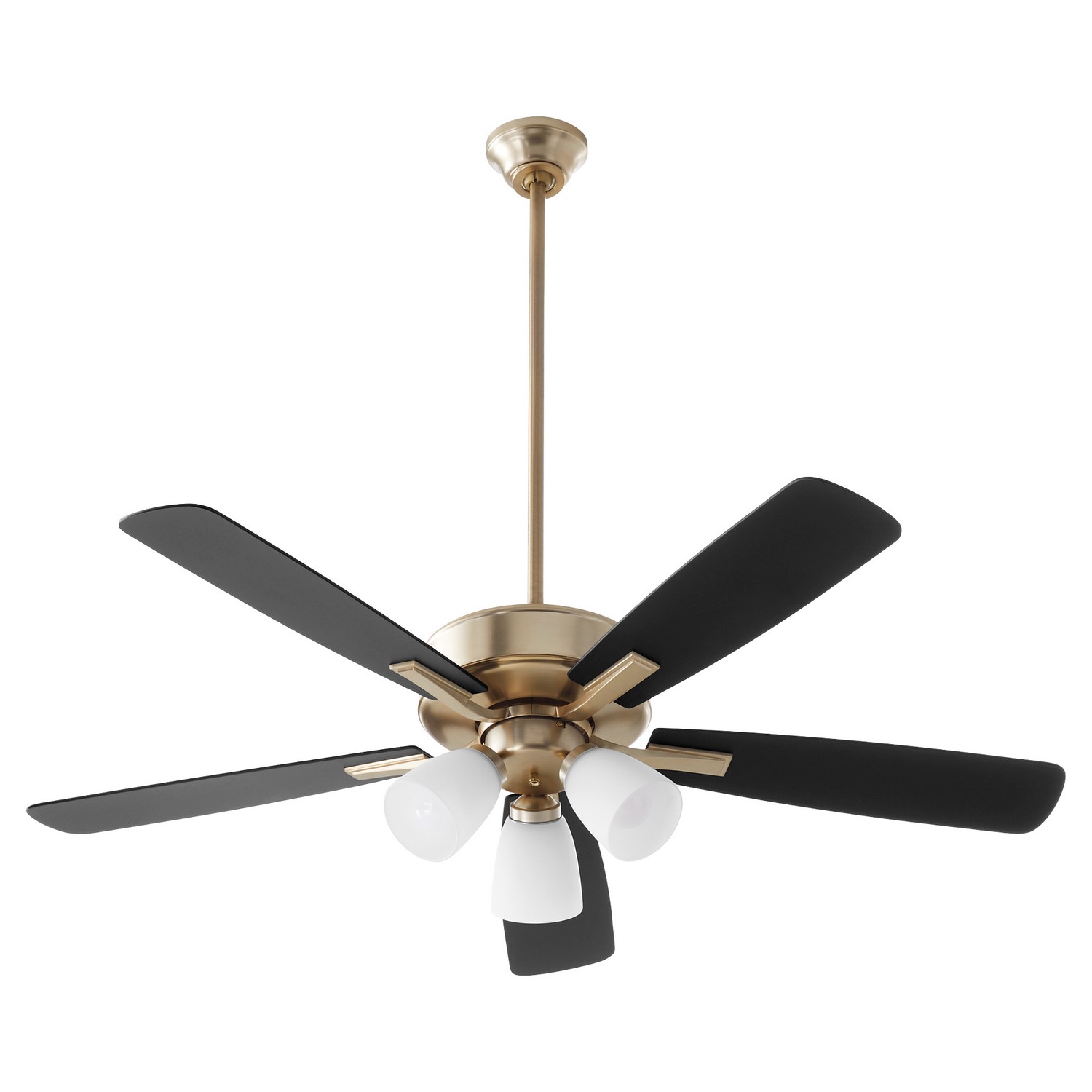 Aged Brass 52"Ceiling Fan from the Ovation Collection