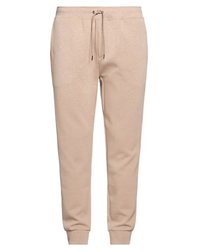 Man Pants Beige Size M Cotton, Recycled polyester