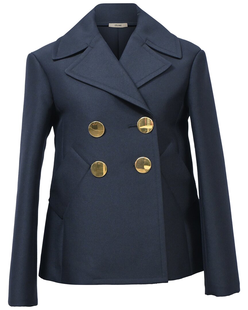 Double-Breasted Peacoat, Size Fr, 36 (Authentic Pre-Loved)