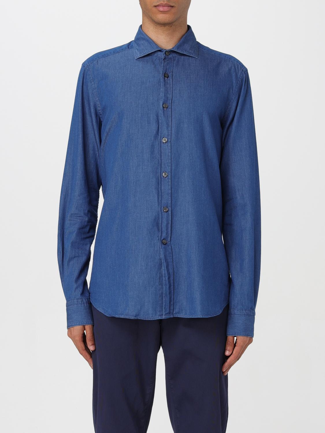 Shirt Men color Blue
