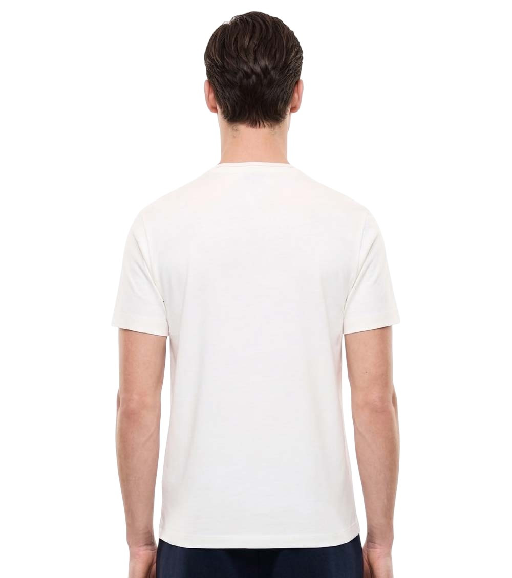 Natural Solid Crew Neck T-Shirt