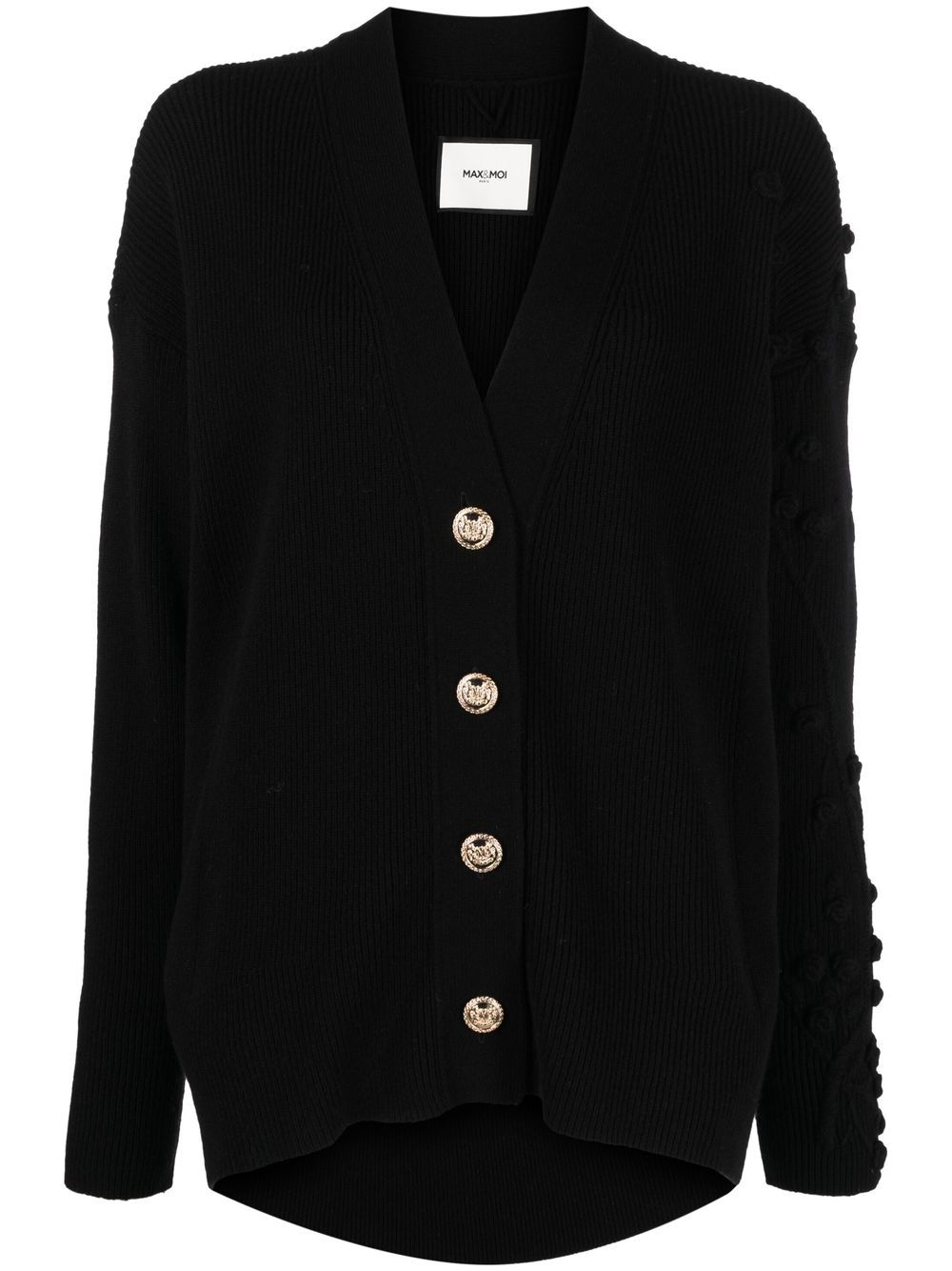 Cashmere V-neck cardigan - Neutrals