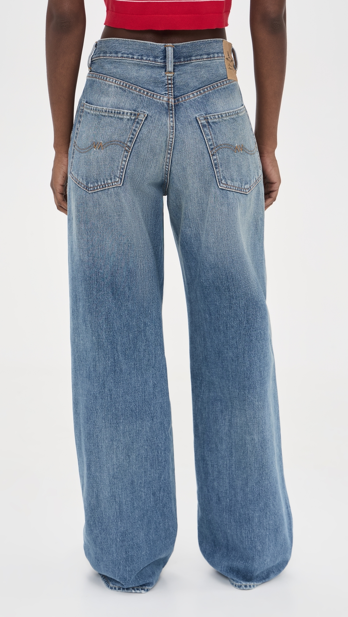 Teri Wide Leg Jeans Rehan Blue