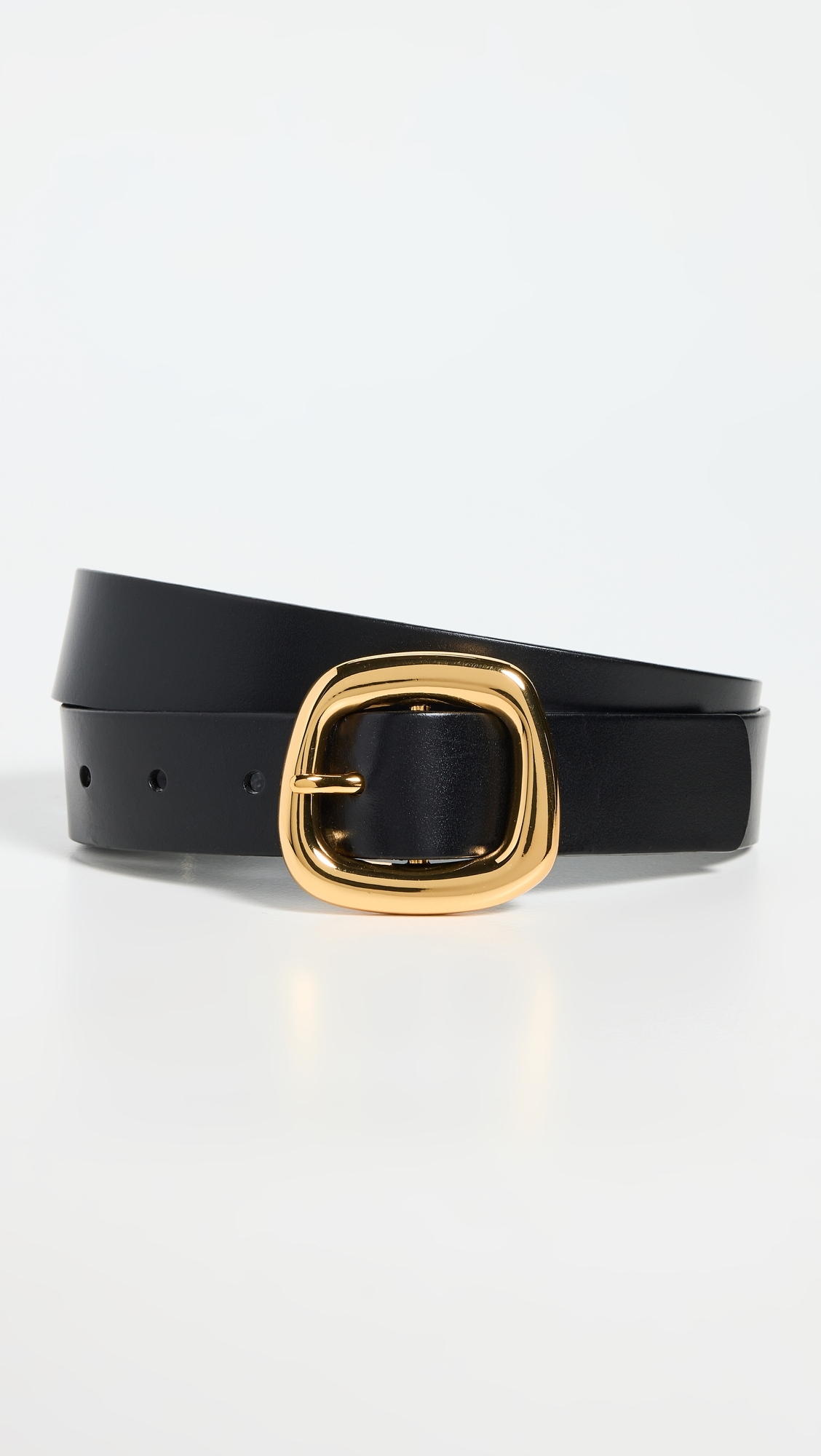 Puffy Buckle Belt True Black