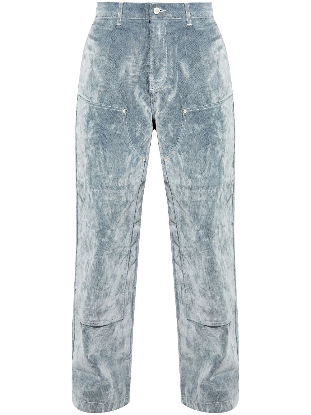 Wide-leg corduroy jeans - Grey