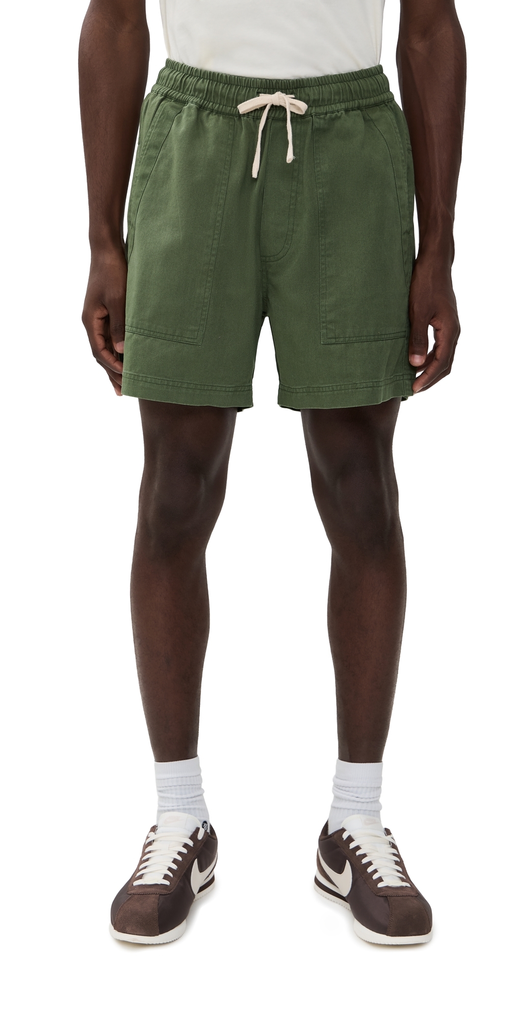 Twill Shorts Green