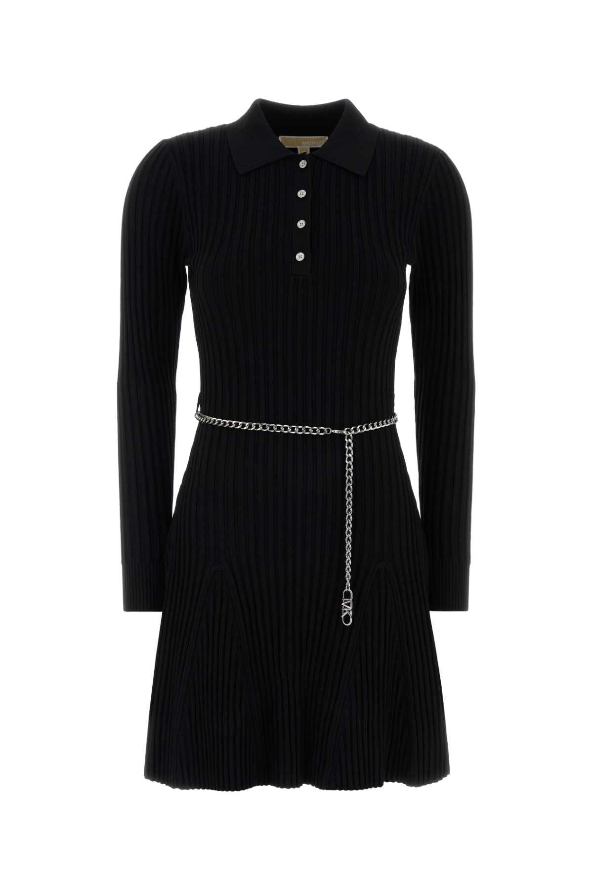 Polo Mini Dress — Black