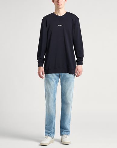 Man Sweatshirt Midnight blue Size XXL Cotton
