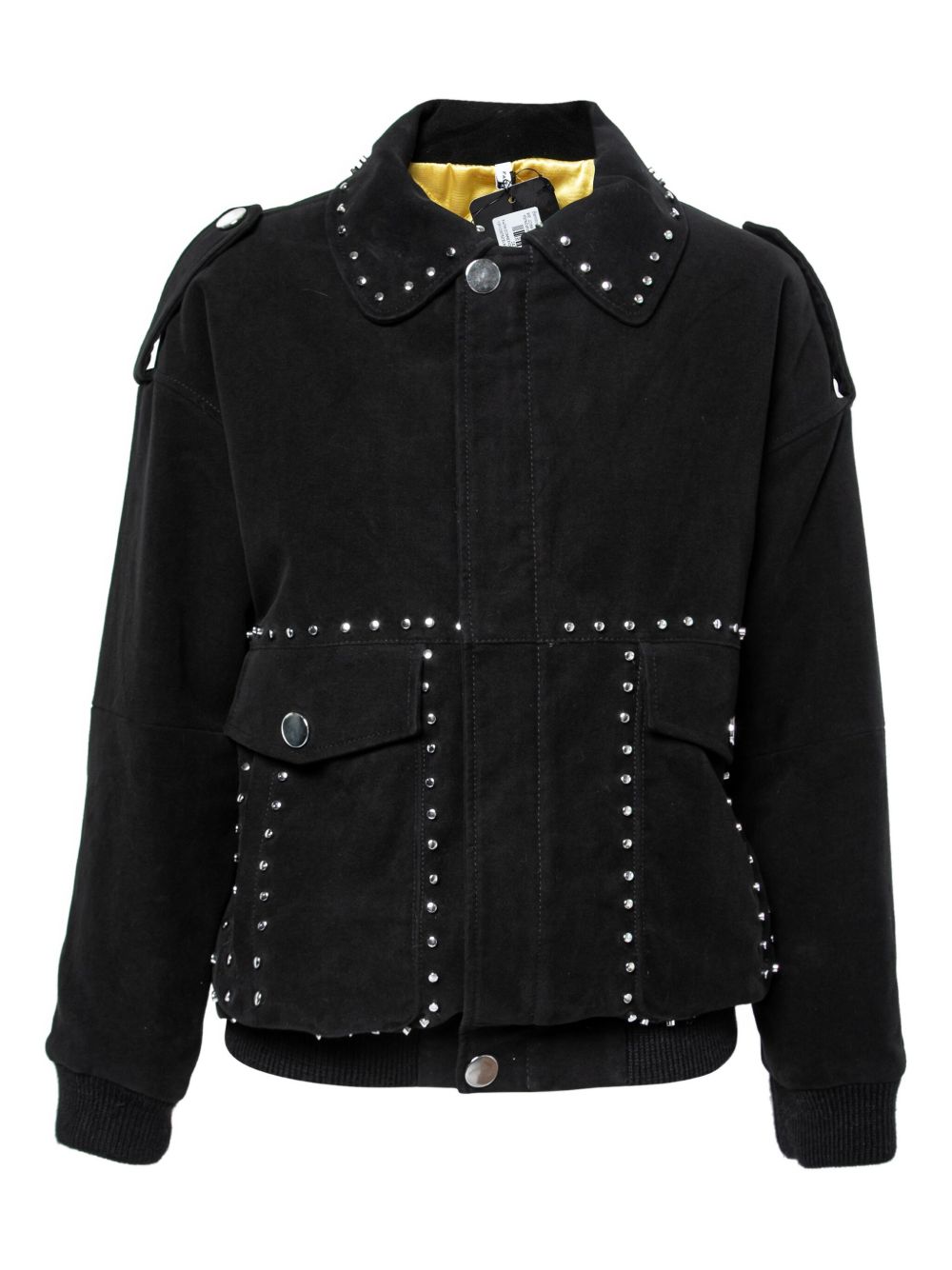 Stud-embellished jacket - Black