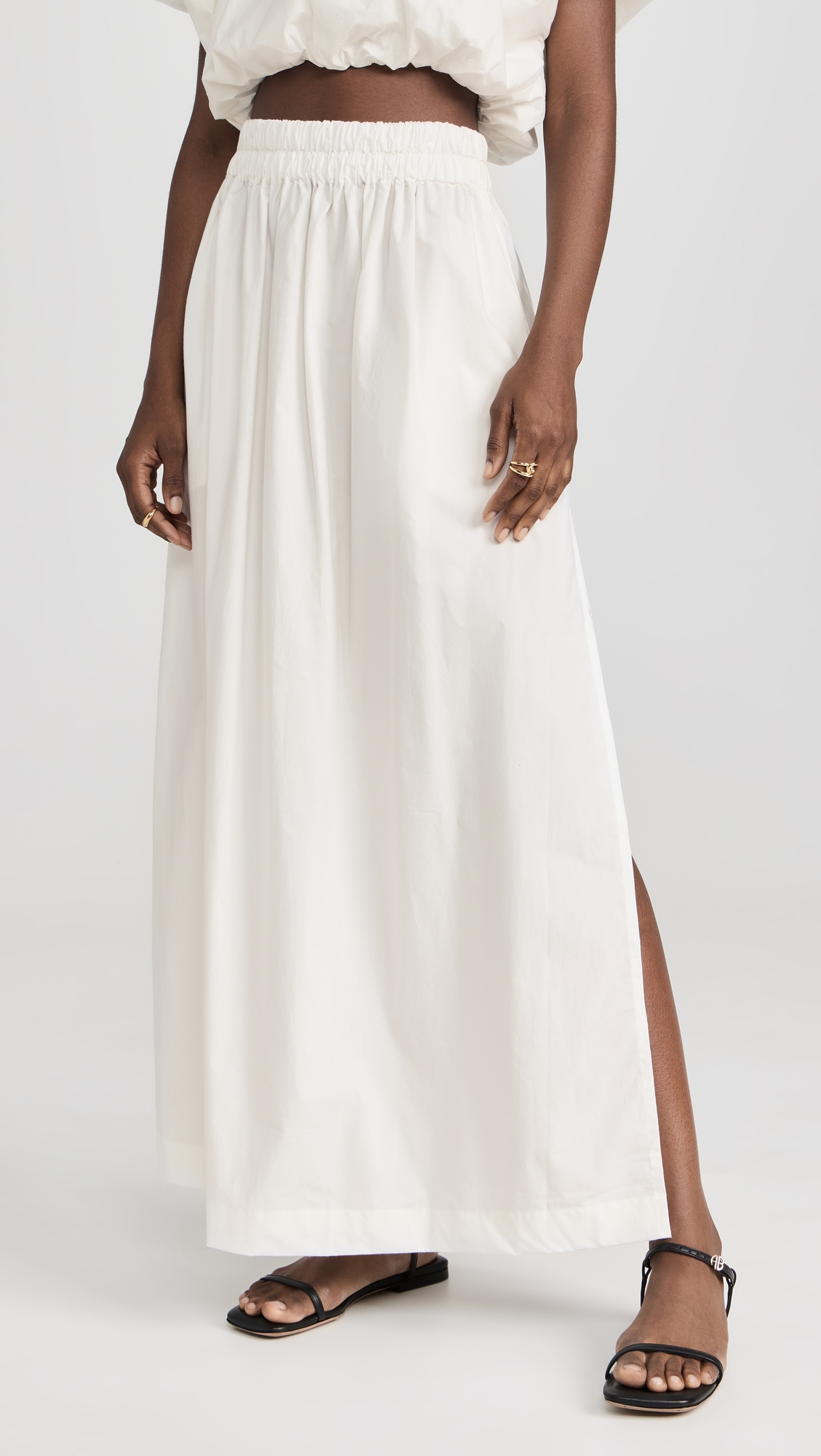 Delia Maxi Skirt Bone
