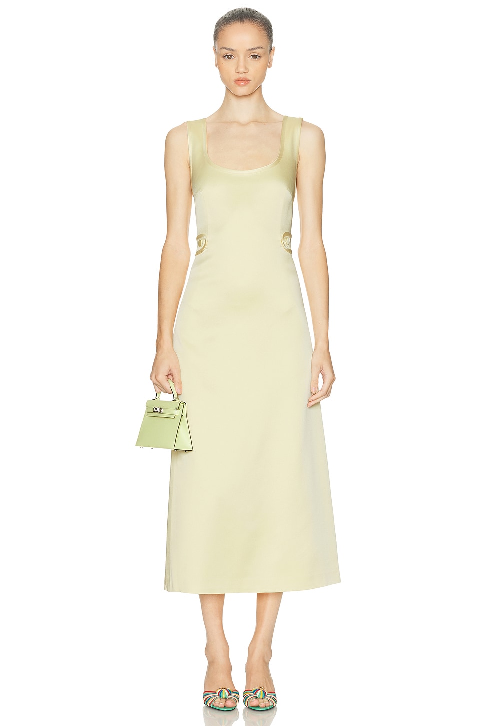Alexis Briette Dress in Ivory. - L also in