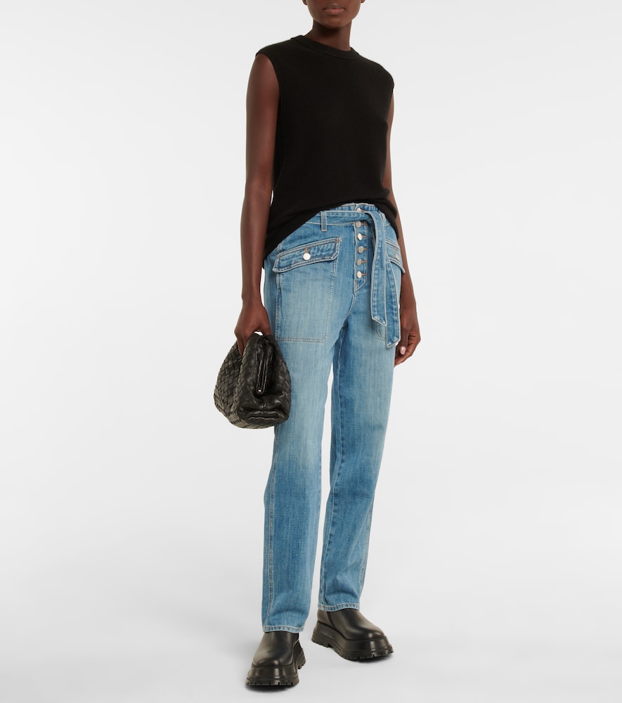 Rinley high-rise cropped jeans