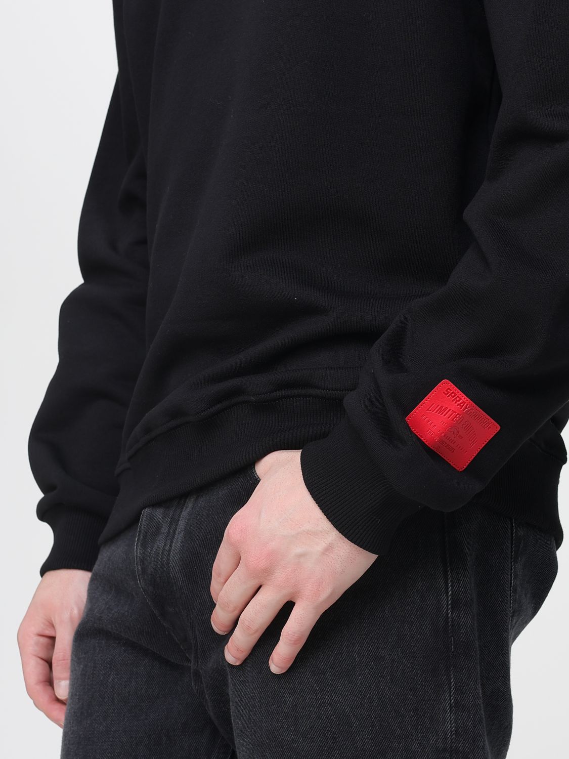 Sweatshirt Men color Black