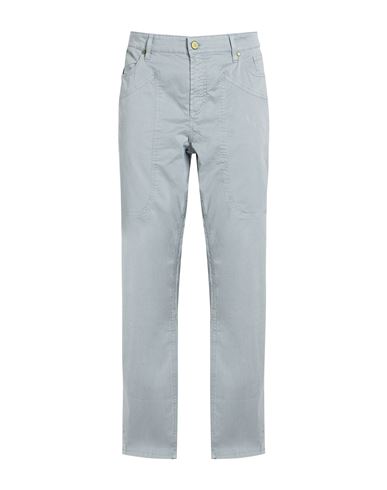 Man Pants Sky blue Size 32 Cotton, Elastane
