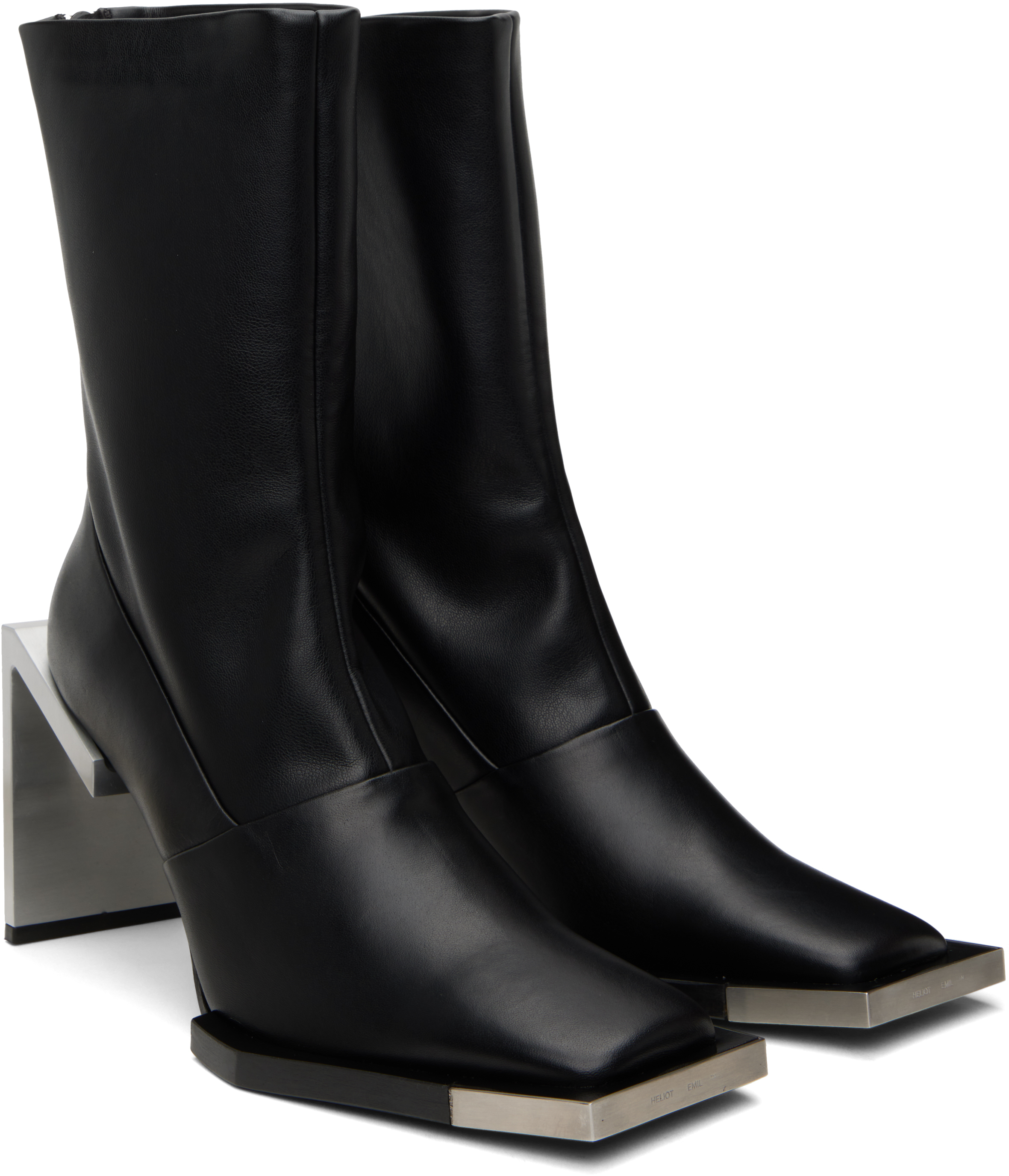 HELIOT EMIL Black Ankle-High Boots