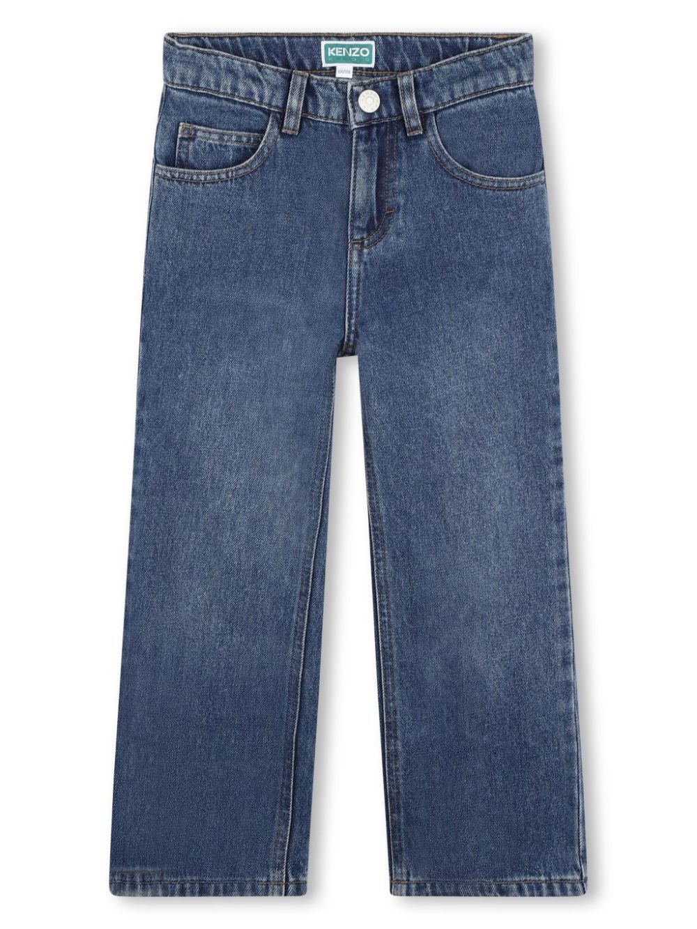 Logo-appliqué jeans - Blue