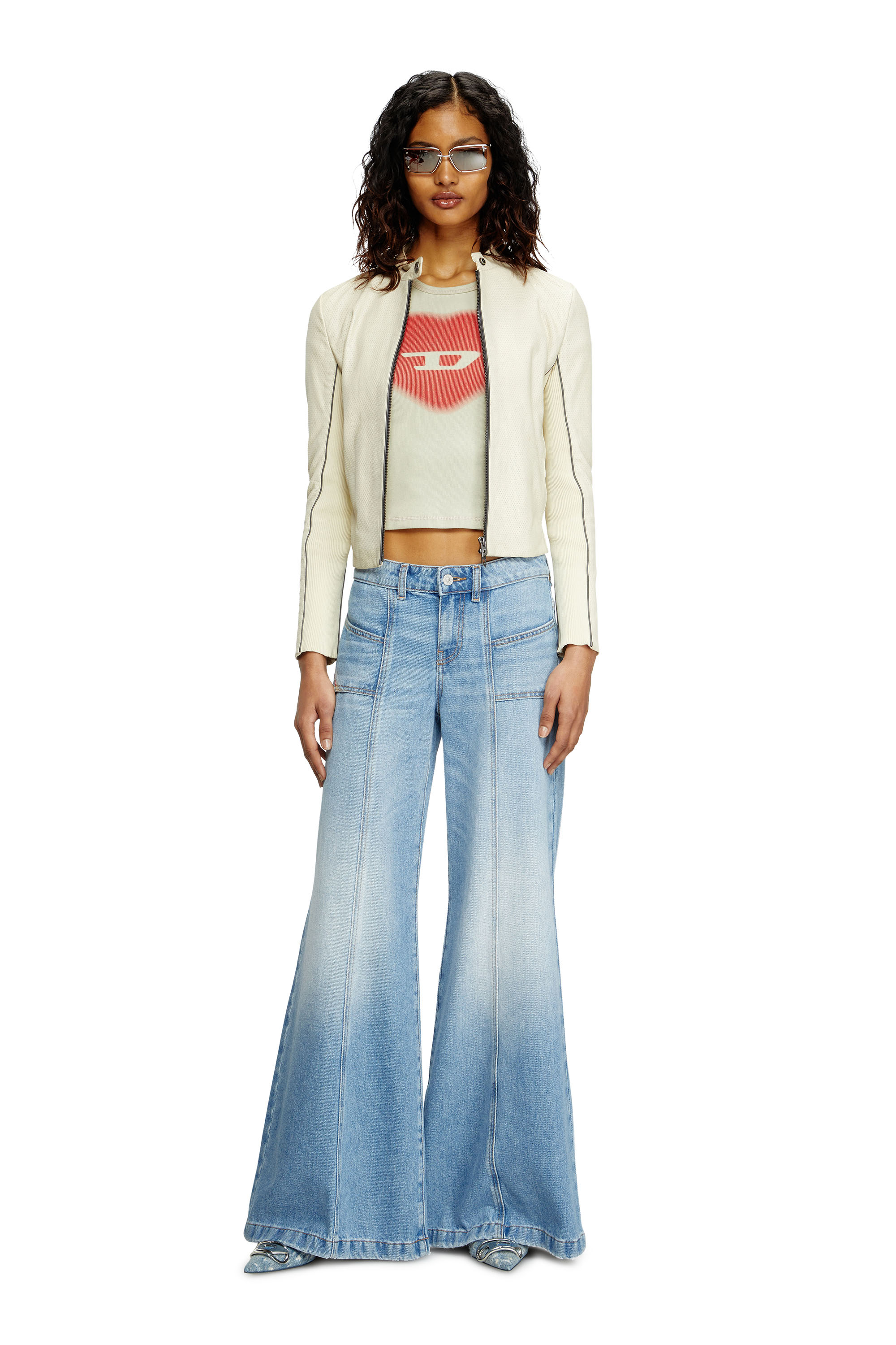 Flare Jeans - D-Akii - Jeans - Woman - Blue