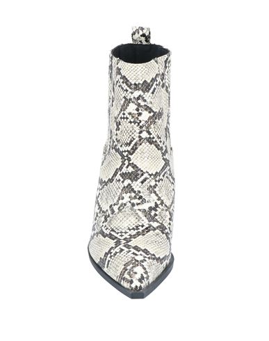 Woman Ankle boots Ivory Size 7 Textile fibers