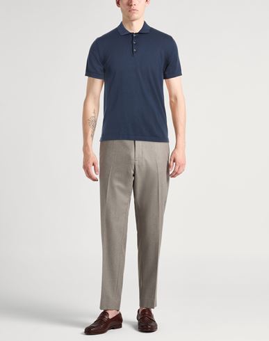 Man Polo shirt Navy Size M Cotton