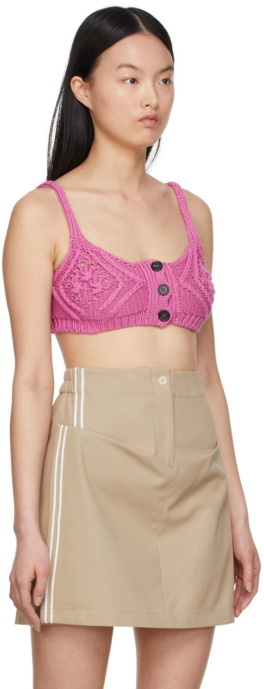 Pink cotton camisole