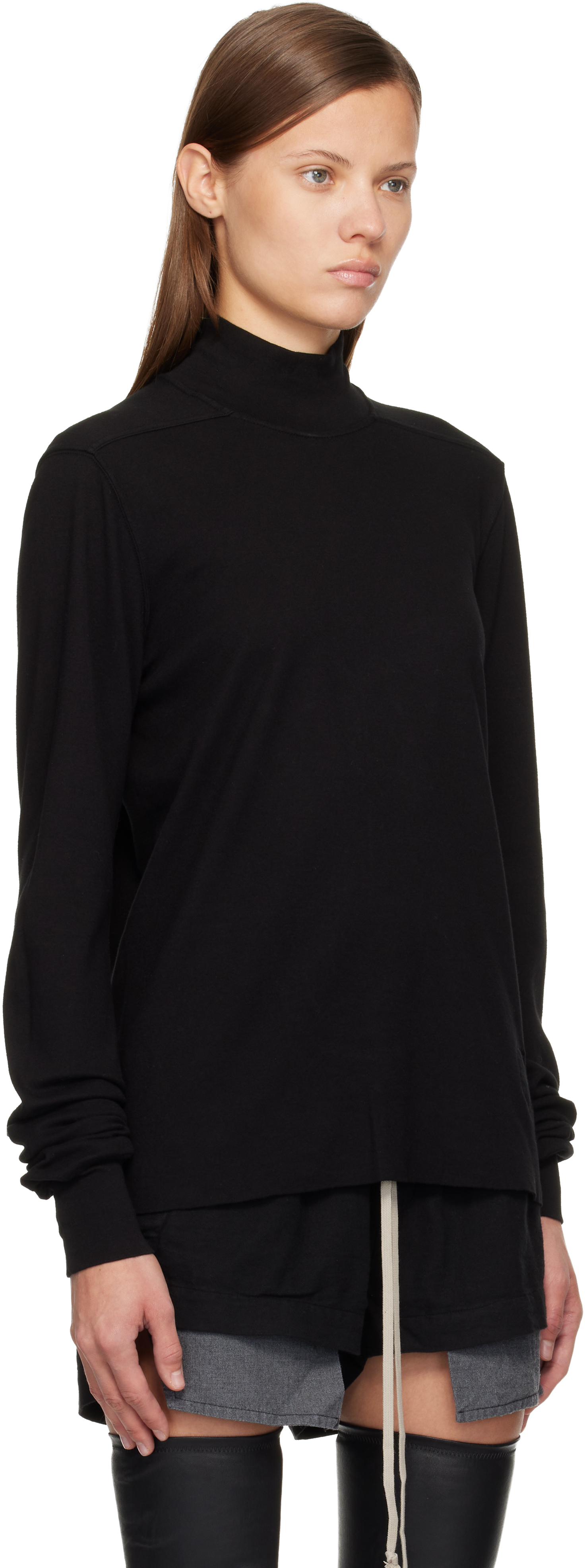 Black Concordians Headon Dbl Turtleneck