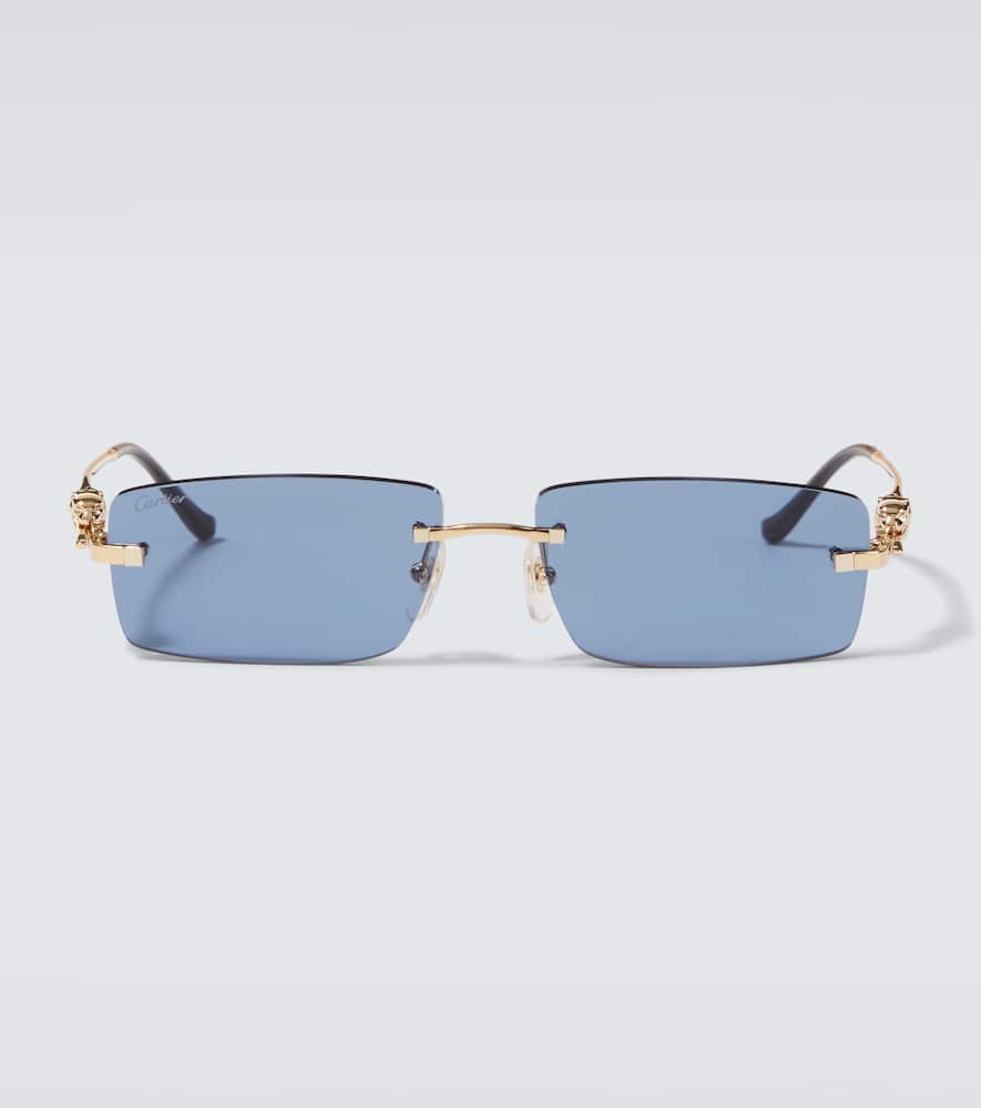 Cartier Eyewear Collection Panthère De Cartier rectangular sunglasses
