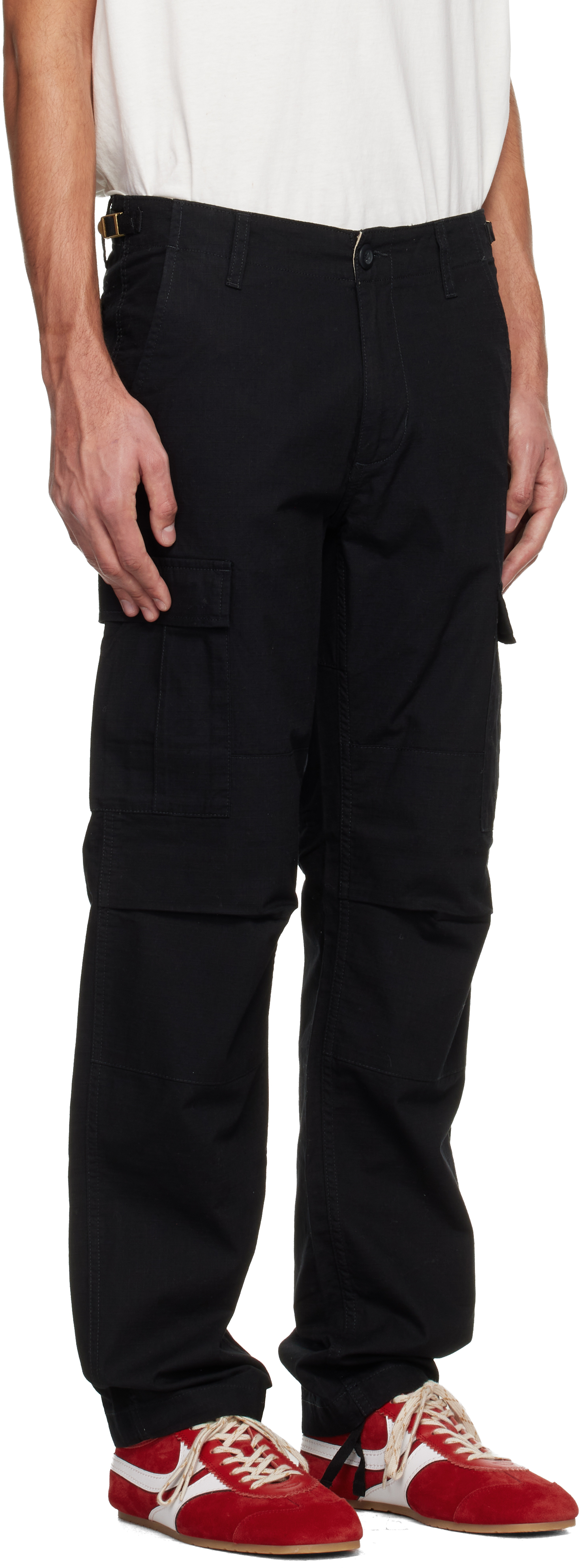 Black Aviation Cargo Pants