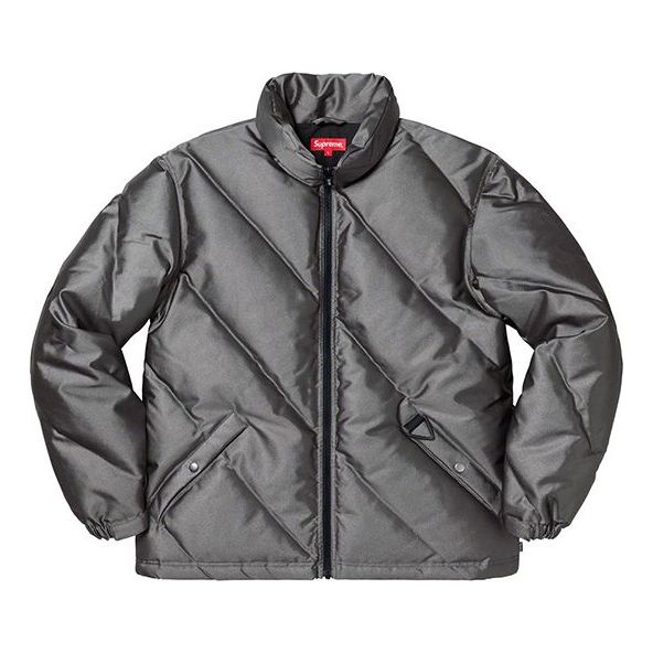Supreme | FW19 Week 11 Iridescent Puffy Jacket Black | Realry