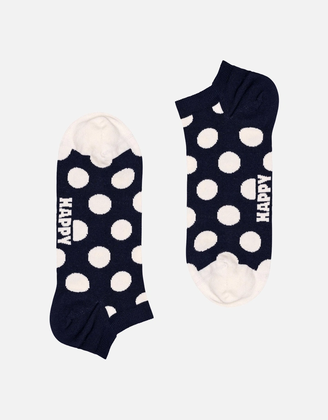 Women's 2-pack Big Dot Stripe Low Socks, Navy/White - Blue - Size: 5/4/4.5/7/6.5/6/5.5/3/3.5