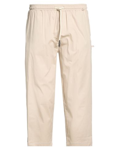 Man Pants Beige Size XXL Cotton, Elastane