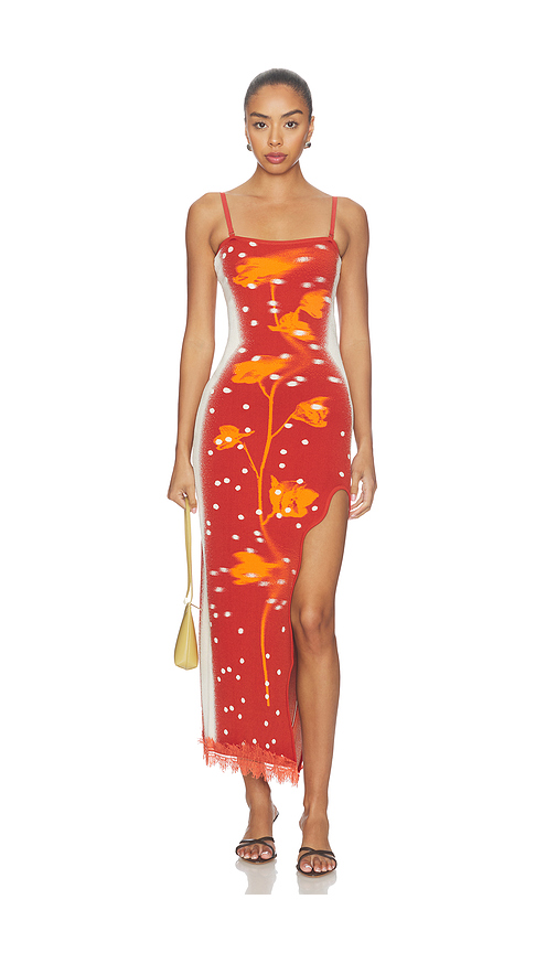 Vestido iris maxi tank en color naranja XS también en S, M