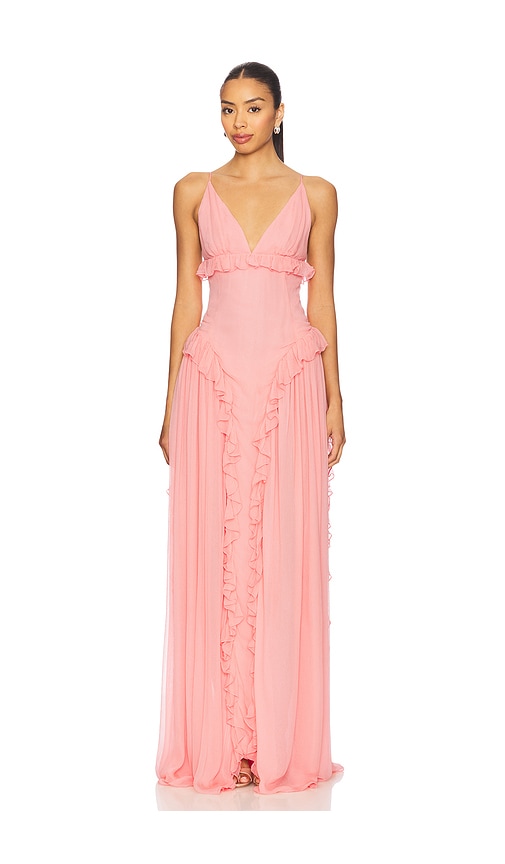 Lovers and Friends Evelyn Gown in Rose Pink. XS also in