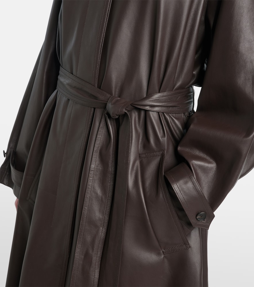 Ryota leather coat