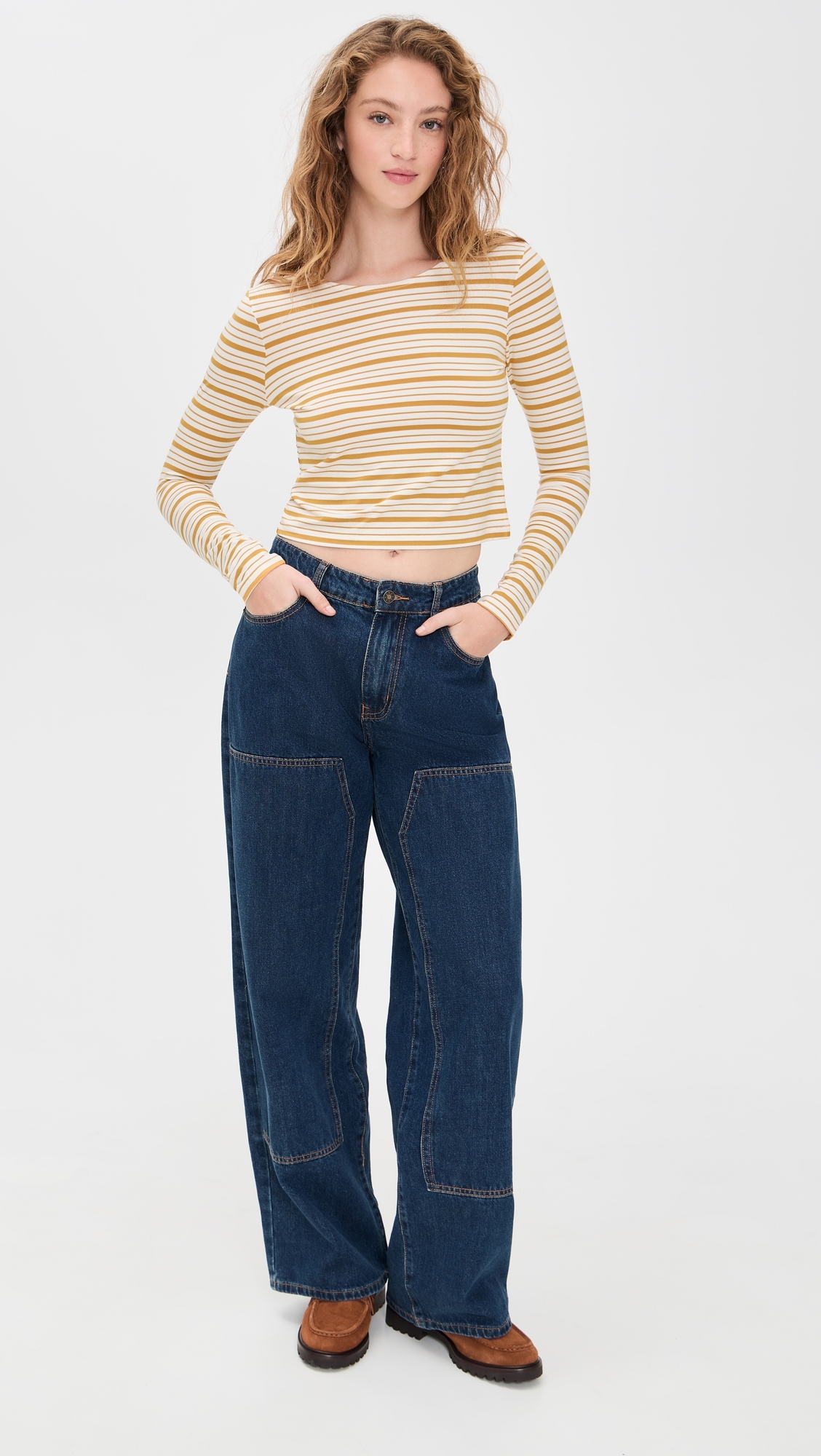 Chloe Tee Autumn Stripe