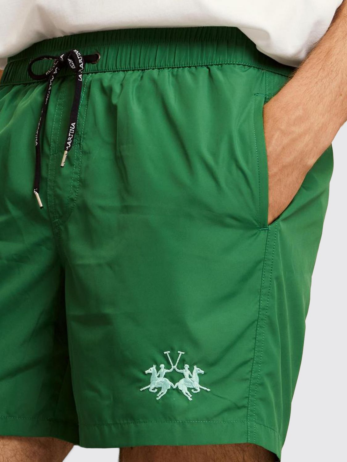 Swimsuit Men color Green