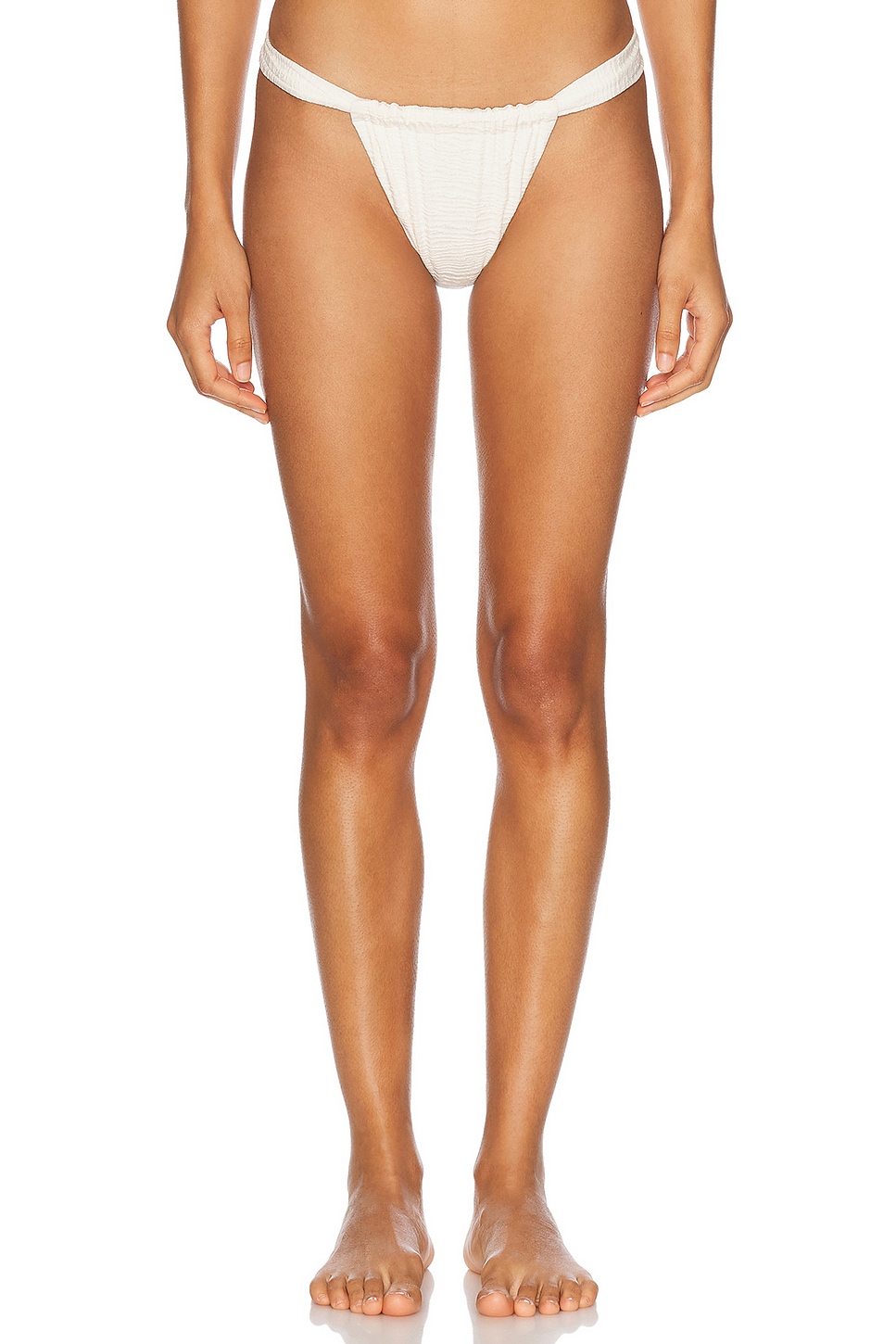 La Porte Chloe Tonga Bikini Bottom in White. -  XL also in