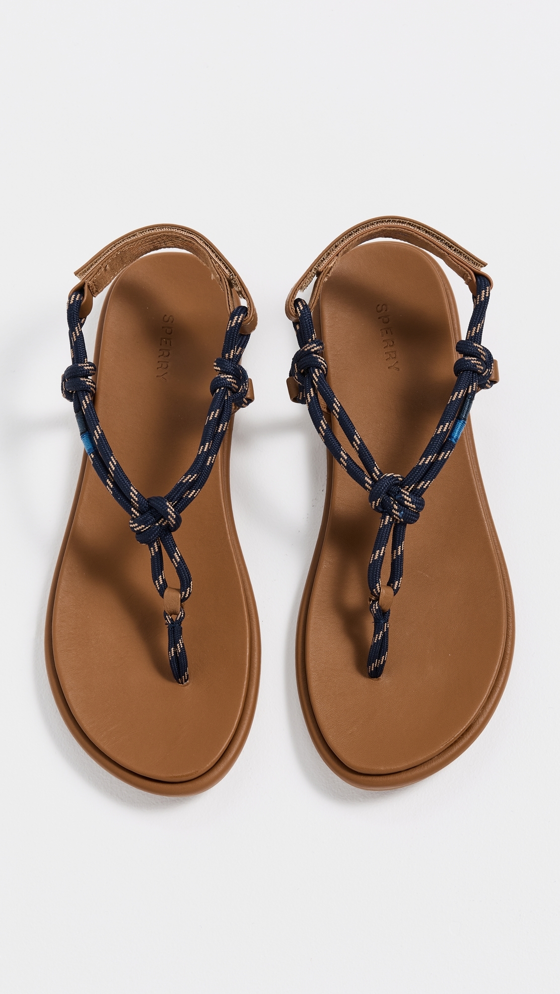 Sperry Isla T Bar Sandals Navy