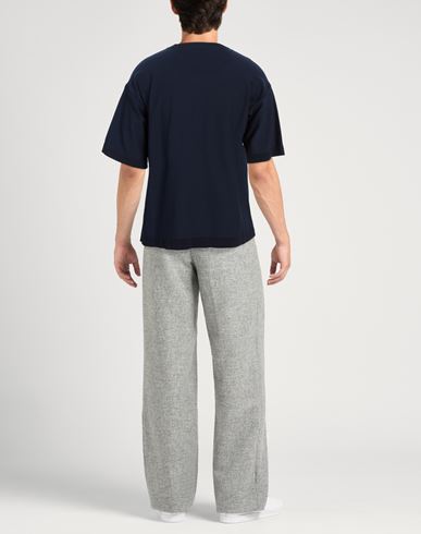 Maison Flâneur Man Sweater Navy Size 40 Polypropylene, Cotton