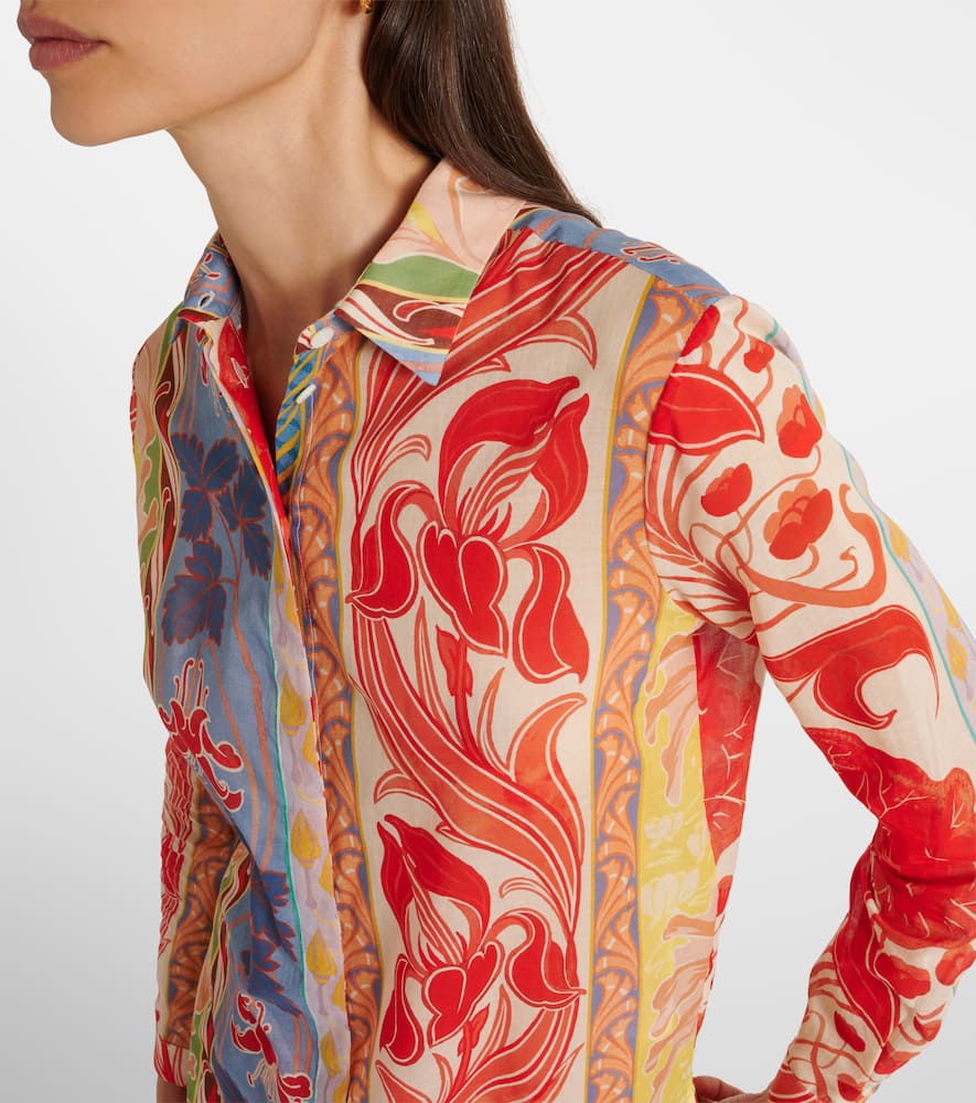 Printed cotton shirt